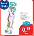 Junior Zahnbürste von Diadent für 0,79 € bei budni im Angebot Junior Zahnbürste von Diadent im aktuellen budni Prospekt