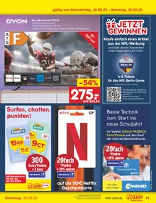 Fernseher im Netto Marken-Discount Prospekt "Aktuelle Angebote" mit 65 Seiten (Pforzheim)