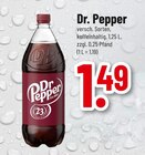 Dr. Pepper im Angebot bei Trinkgut in Mainz Dr. Pepper Angebote von Dr. Pepper bei Trinkgut Mainz für 1,49 €