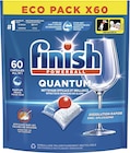 Tablettes lave vaisselle quantum* - FINISH en promo chez Géant Casino Bastia à 9,19 €