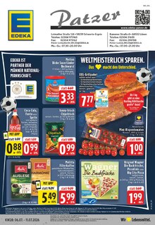 Cola im aktuellen EDEKA Prospekt (Schwerte (Hansestadt an der Ruhr)) Cola im EDEKA Prospekt "Aktuelle Angebote" mit 24 Seiten (Schwerte (Hansestadt an der Ruhr))