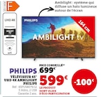 Téléviseur 65" UHD 4K Ambilight à Super U dans Aimargues Téléviseur 65" UHD 4K Ambilight à Super U dans Aimargues