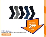 Socken Angebote von Pairz bei Action Paderborn für 2,99 €