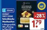 Schwäbische Maultaschen im ALDI SÜD Prospekt Schwäbische Maultaschen von Gourmet Finest Cuisine im aktuellen ALDI SÜD Prospekt für 1,79 €