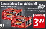 Alkaline Batterien von GUT & GÜNSTIG im aktuellen EDEKA Prospekt für 3,99 €