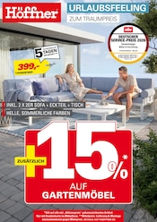 Aktueller Höffner Prospekt mit Gartenstühle, "URLAUBSFEELING ZUM TRAUMPREIS", Seite 1