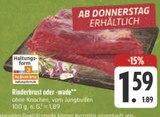 Rinderbrust im Angebot bei E center in Schweinfurt Rinderbrust Angebote bei E center Schweinfurt für 1,59 €