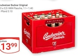 Original Angebote von Budweiser Budvar bei GLOBUS Jena für 13,99 €