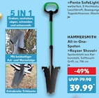All-in-One-Spaten »Rayzer Shovel« im Kaufland Prospekt All-in-One-Spaten »Rayzer Shovel« von HAMMERSMITH im aktuellen Kaufland Prospekt für 39,99 €