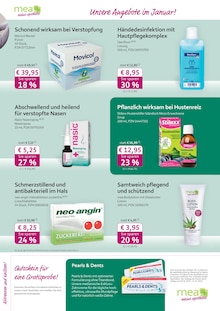 Nasenspray im mea - meine apotheke Prospekt "Unsere Januar-Angebote" mit 4 Seiten (München)