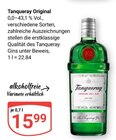 Original im Angebot bei GLOBUS in Willich Original Angebote von Tanqueray bei GLOBUS Willich für 15,99 €