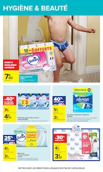 Promotion Mouchoirs dans le prospectus Carrefour, valable du 19/05/2026 au 01/06/2026 Promo Mouchoirs dans le catalogue Carrefour du moment à la page 48