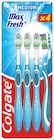 Brosses à dents médium max fresh - COLGATE dans le catalogue Carrefour