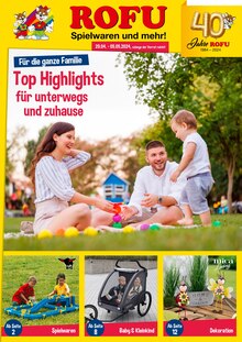 Rofu Kinderland Prospekt Top Highlights für unterwegs und zuhause mit  Seiten in Mertingen und Umgebung