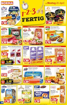 Milch im Norma Prospekt "Mehr fürs Geld" mit 21 Seiten (Hannover)