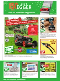 Aktueller EGGER Fachmarkt Baumärkte Prospekt für Neuötting: Mai-Highlights mit 16} Seiten, 10.06.2026 - 22.06.2026