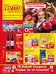 Kirschen im aktuellen Netto Marken-Discount Prospekt (Köln) Kirschen im Netto Marken-Discount Prospekt "Aktuelle Angebote" mit 58 Seiten (Köln)