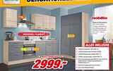 Moderne Einbauküche Riva bei Möbel AS im Viernheim Prospekt für 2.999,00 €