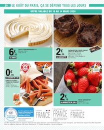 Prix et réduction Fraise Gariguette dans le prospectus E.Leclerc en cours Offre Fraise Gariguette dans le catalogue E.Leclerc du moment à la page 20
