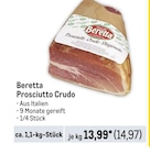 Prosciutto Crudo von Beretta im aktuellen Metro Prospekt