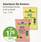 Bio Ingwer im V-Markt Prospekt Bio Bonbons von Alpenbauer im aktuellen V-Markt Prospekt für 1,29 €