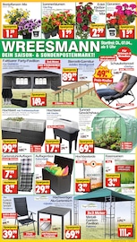 Gartenliege im Wreesmann Prospekt in Görlitz Aktueller Wreesmann Prospekt mit Gartenliege, "DEIN SAISON- & SONDERPOSTENMARKT!", Seite 1