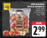 Sächsische Tafeläpfel rot bei EDEKA im Altenburg Prospekt für 2,99 €