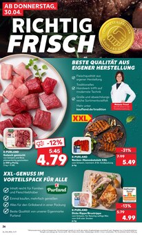 Schweinefilet im Kaufland Prospekt "Aktuelle Angebote" mit 62 Seiten (Pforzheim)