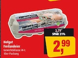 Freilandeier im Angebot bei Markant in Kiel Freilandeier Angebote von Hofgut bei Markant Kiel für 2,99 €