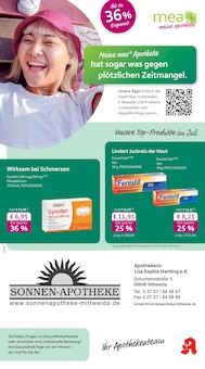 Aktueller mea - meine apotheke Prospekt "Unsere Juli-Angebote" Aktueller mea - meine apotheke Prospekt