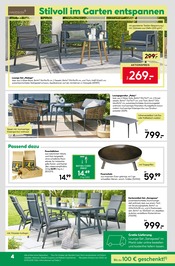 Gartenmöbel im BayWa Bau- und Gartenmärkte Prospekt in Ansbach Aktueller BayWa Bau- und Gartenmärkte Prospekt mit Gartenmöbel, "Hier bin ich gern", Seite 6