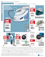 Promos Centrale Repassage dans le catalogue "LE BLANC" de Carrefour à la page 22