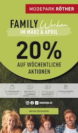 Modepark Röther Prospekt für Leipzig: "Family Wochen im März und April", 4 Seiten, 23.03.2024 - 29.03.2024