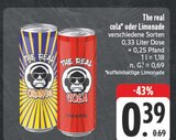 Aktuelles The Real Cola Angebot bei EDEKA in Erlangen ab 0,39 €