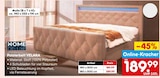 Polsterbett VELARA Angebote von HOME DELUXE bei Netto Marken-Discount Weimar für 189,99 €