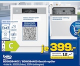 Aktuelles BDSN38440X / BDIN38440D Geschirrspüler Angebot bei EURONICS Berlet in Wuppertal ab 399,00 €