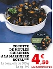Cocotte de moules cuisinées à la marinière - ROYAL en promo chez Super U Saint-Denis à 4,50 €