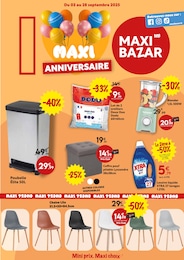 Prospectus Maxi Bazar à Nice "MAXI ANNIVERSAIRE", 12 pages, 23/09/2025 - 28/09/2025