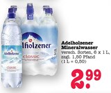 Aktuelle Mineralwasser Angebote bei E center in Mannheim Aktuelles Adelholzener Angebot bei E center in Mannheim ab 2,99 €