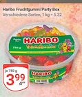 Fruchtgummi Party Box Angebote von Haribo bei GLOBUS Neubrandenburg für 3,99 €