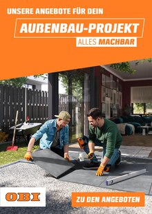 OBI Prospekt für Dutzenthal mit 1 Seite OBI Prospekt für Dutzenthal: AUßENBAU-PROJEKT, 1 Seite, 30.9.2021 - 31.10.2021