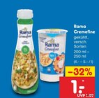 Cremefine im Angebot bei Netto Marken-Discount in Eisenach Cremefine Angebote von Rama bei Netto Marken-Discount Eisenach für 1,00 €