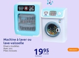 Machine à laver ou lave-vaisselle en promo chez Action Vincennes à 19,95 €