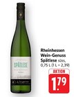 Rheinhessen Wein-Genuss Spätlese süss à EDEKA dans Nambsheim
