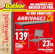 Prospectus Batkor "Nos arrivages font baisser les prix de vos chantiers !", 8 pages, 06/05/2022 - 19/05/2022