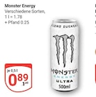 Aktuelle Monster Energy Angebote bei GLOBUS in Halle (Saale) Aktuelles Monster Energy Ultra Angebot bei GLOBUS in Halle (Saale) ab 0,89 €