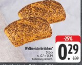 Aktuelles Weltmeisterbrötchen Angebot bei E center in Nürnberg ab 0,29 €
