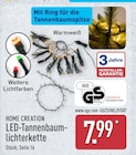 LED-Tannenbaumlichterkette von Home Creation im aktuellen ALDI Nord Prospekt für 7,99 €