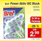 Power Aktiv WC Block im Angebot bei Zimmermann in Hildesheim Power Aktiv WC Block Angebote von Bref bei Zimmermann Hildesheim für 2,99 €