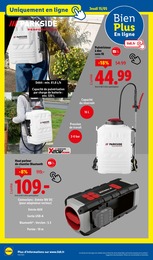 Prix et réduction Pulvérisateur dans le prospectus Lidl en cours Offre Pulvérisateur dans le catalogue Lidl du moment à la page 38